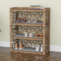 Thumbnail for Entryway 4-tier Shoe Rack Stones