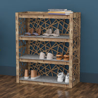 Thumbnail for Entryway 4-tier Shoe Rack Crystals