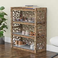 Thumbnail for Entryway 4-tier Shoe Rack Stones