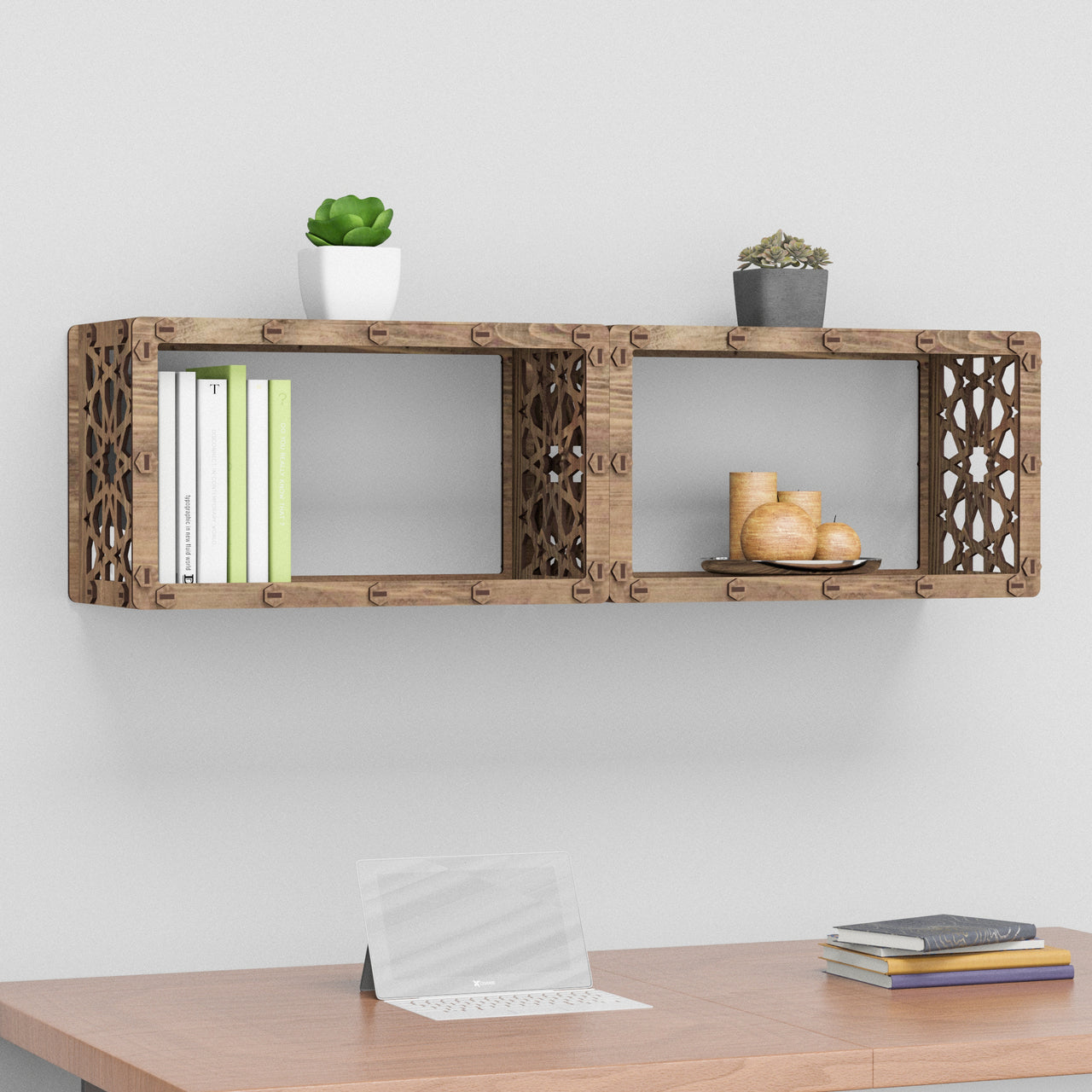 Arabic Wall Shelves 2pcs Set