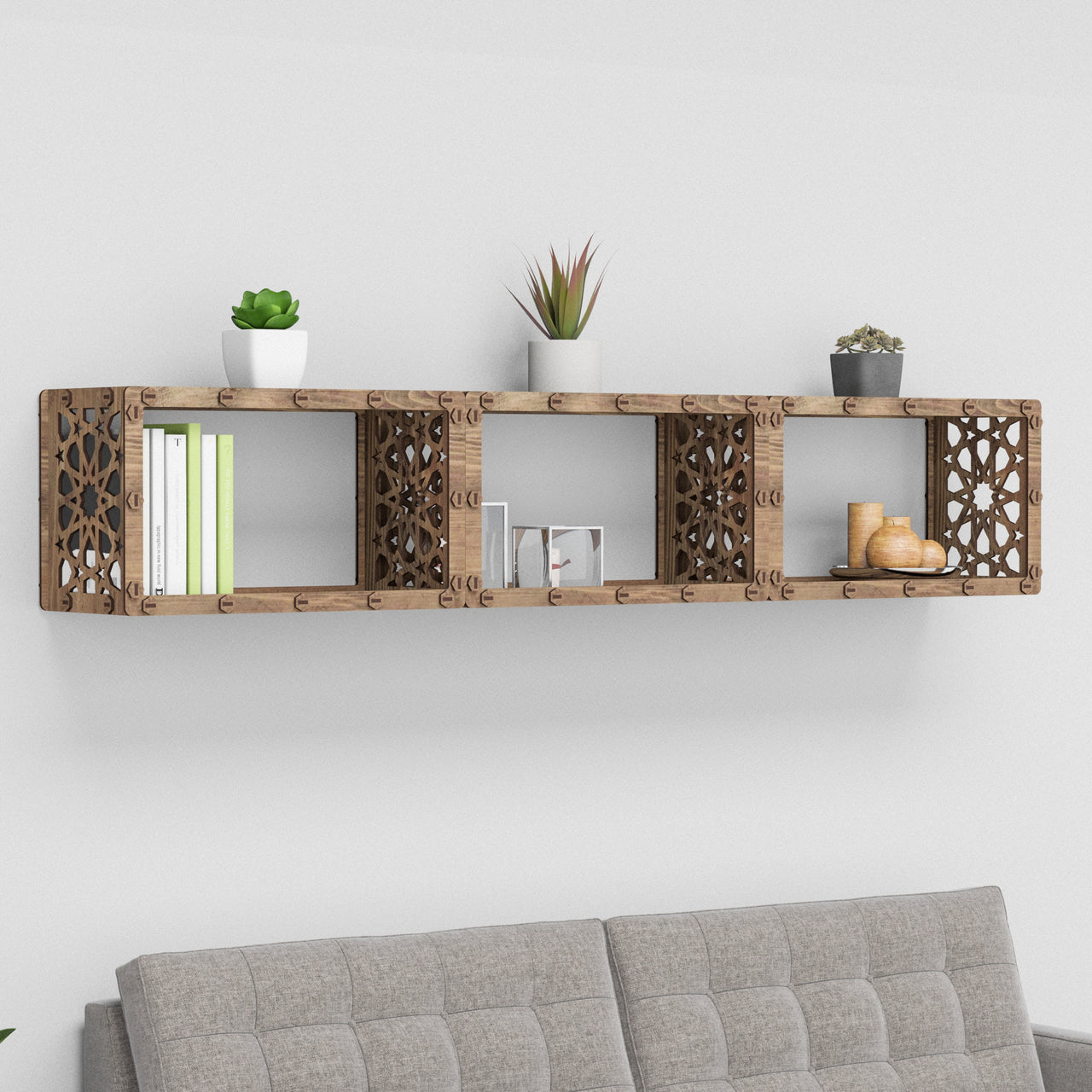 Arabic Wall Shelves 3pcs Set