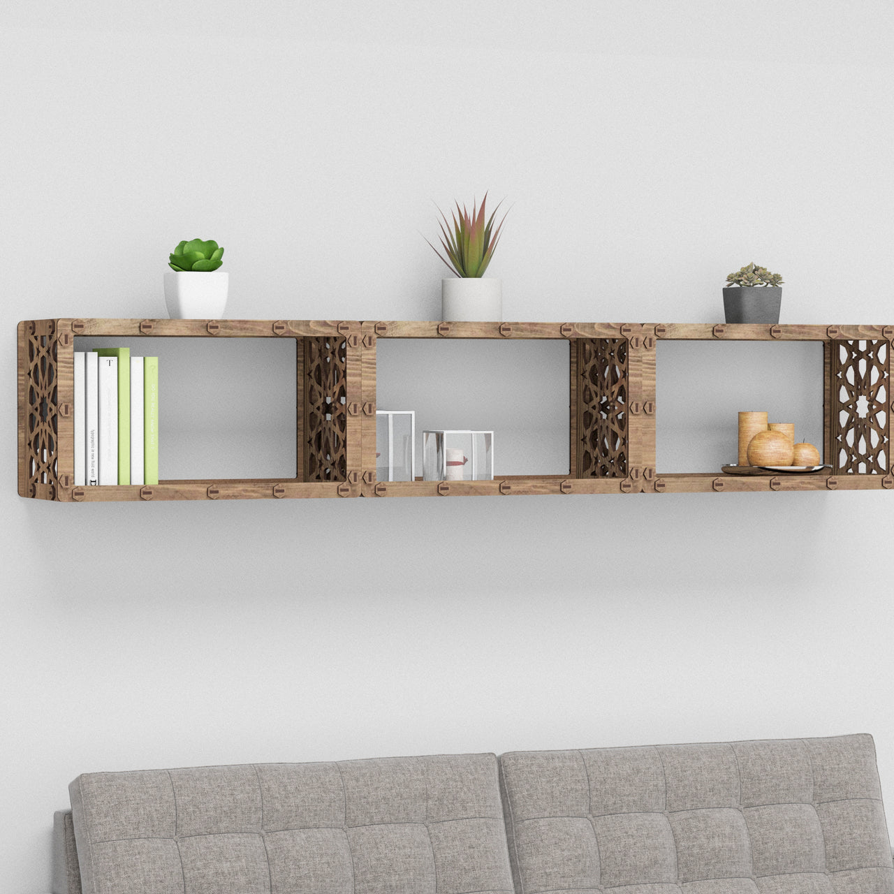 Arabic Wall Shelves 3pcs Set