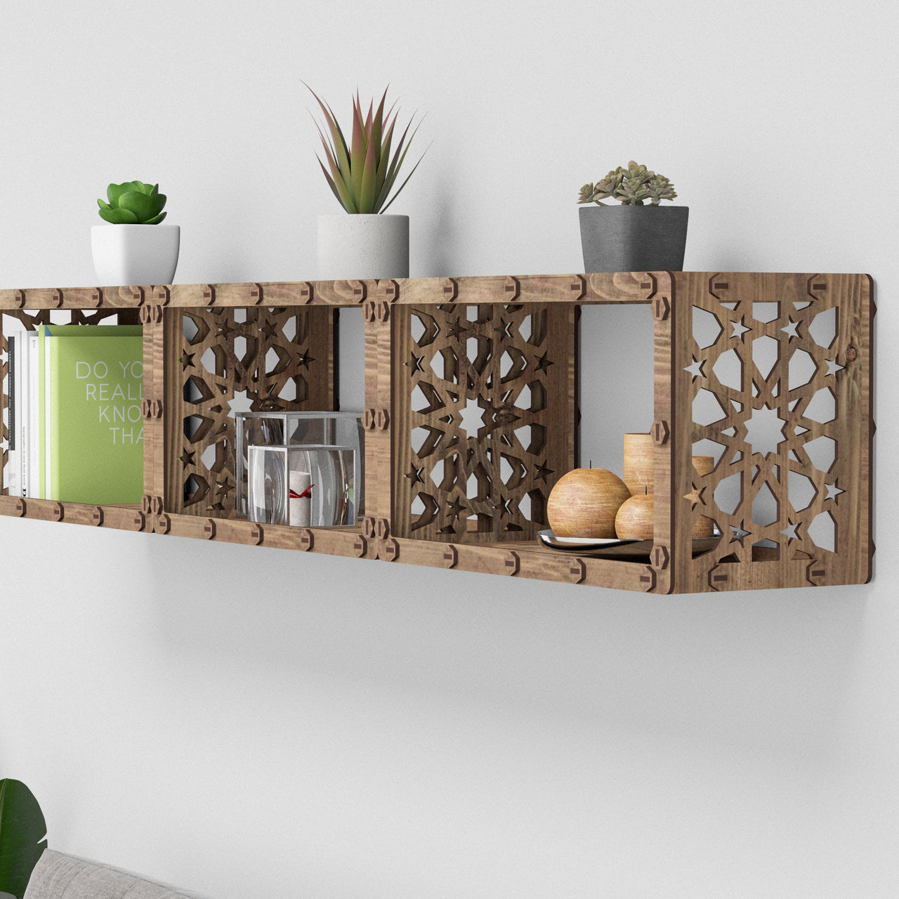 Arabic Wall Shelves 3pcs Set