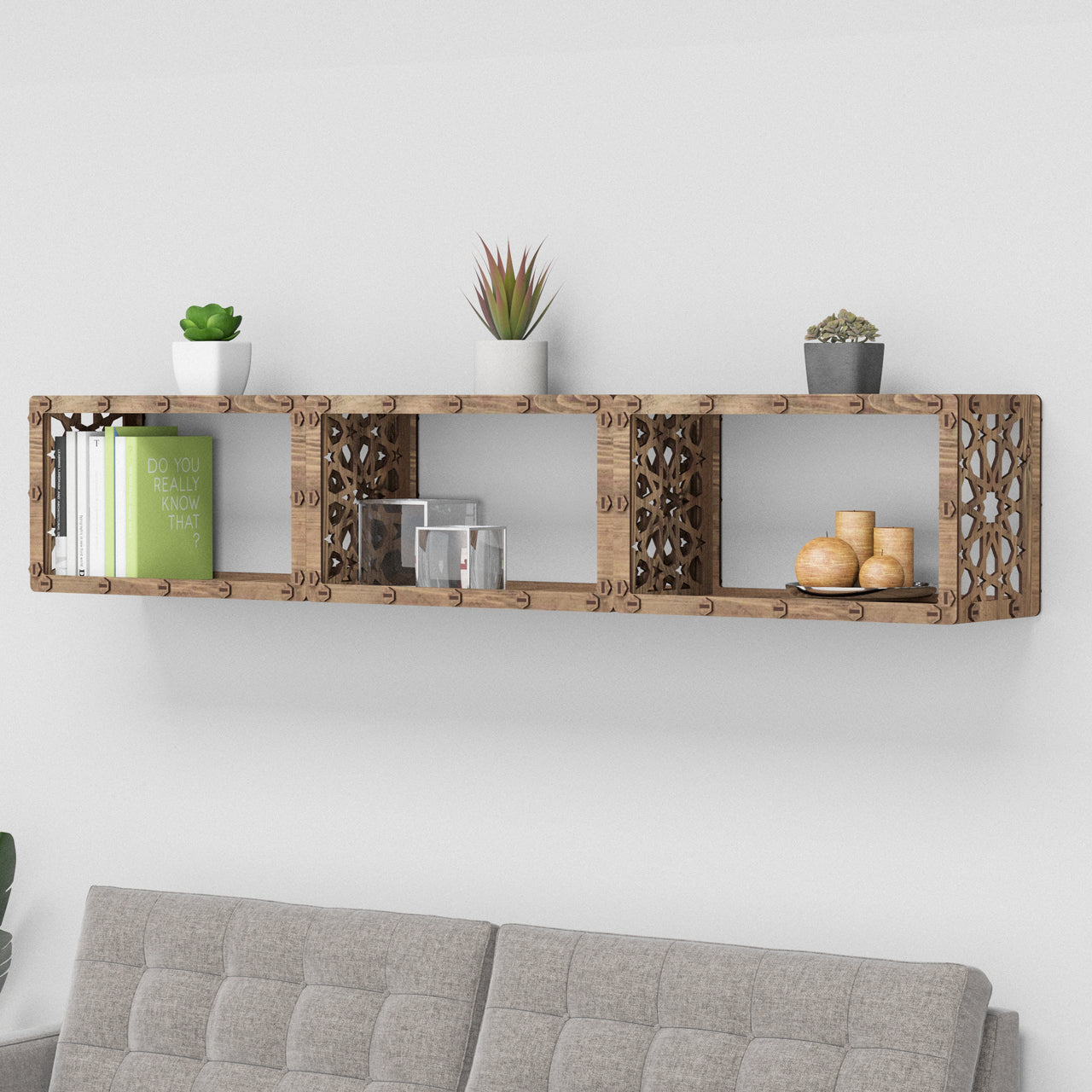 Arabic Wall Shelves 3pcs Set