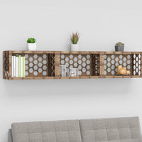 Thumbnail for Honeycomb (with back) Wall Shelves 3pcs Set