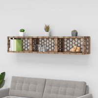 Thumbnail for Honeycomb (with back) Wall Shelves 3pcs Set