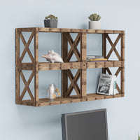 Thumbnail for Cross Wall Shelves 4pcs Set