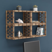 Thumbnail for Honeycomb Wall Shelves 4pcs Set