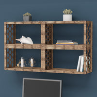 Thumbnail for Honeycomb Wall Shelves 4pcs Set