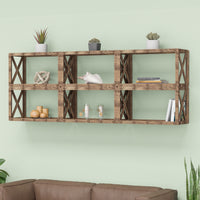 Thumbnail for Cross Wall Shelves 6pcs Set