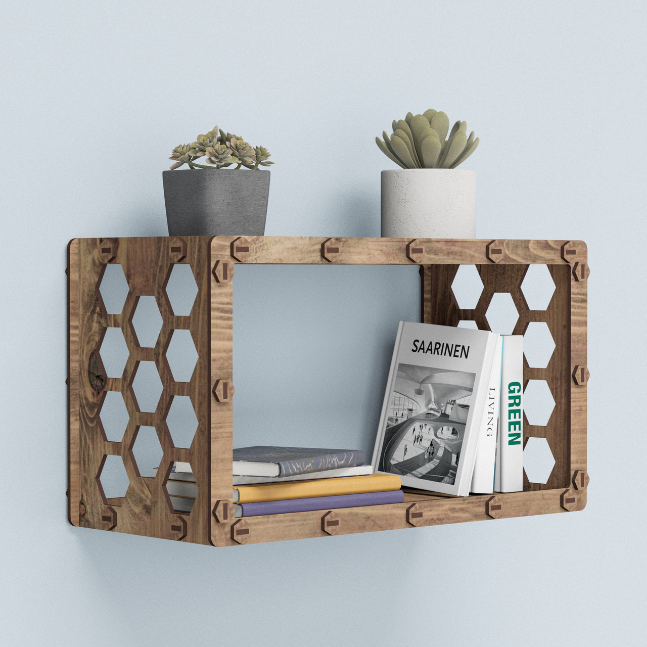 Honeycomb Wall Shelf