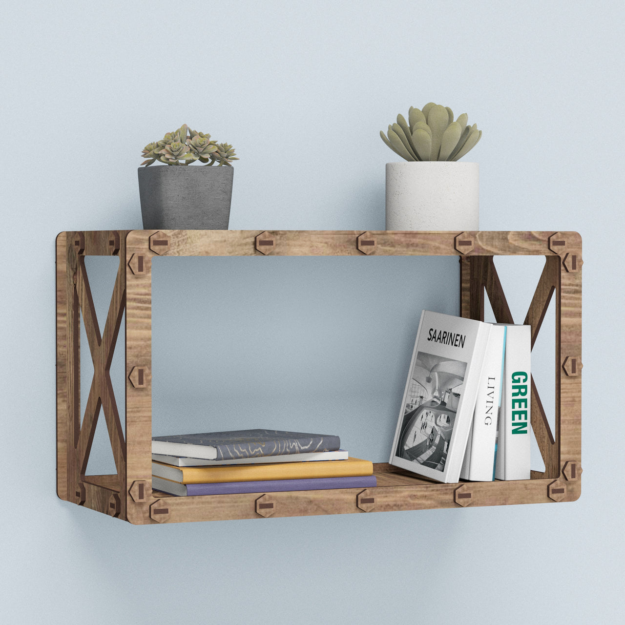 Cross Wall Shelf