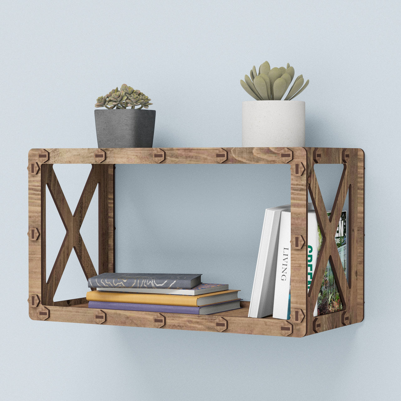 Cross Wall Shelf