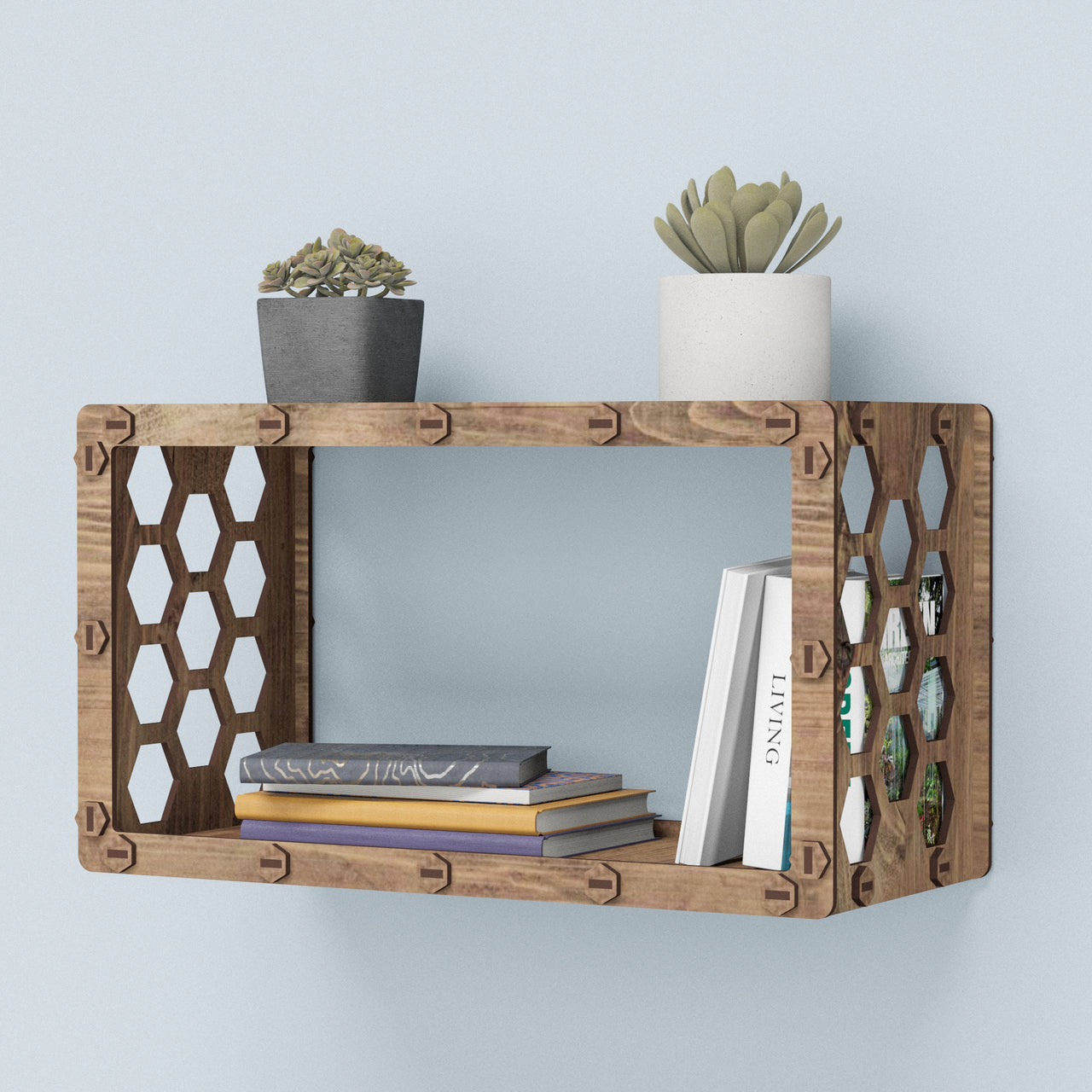 Honeycomb Wall Shelf