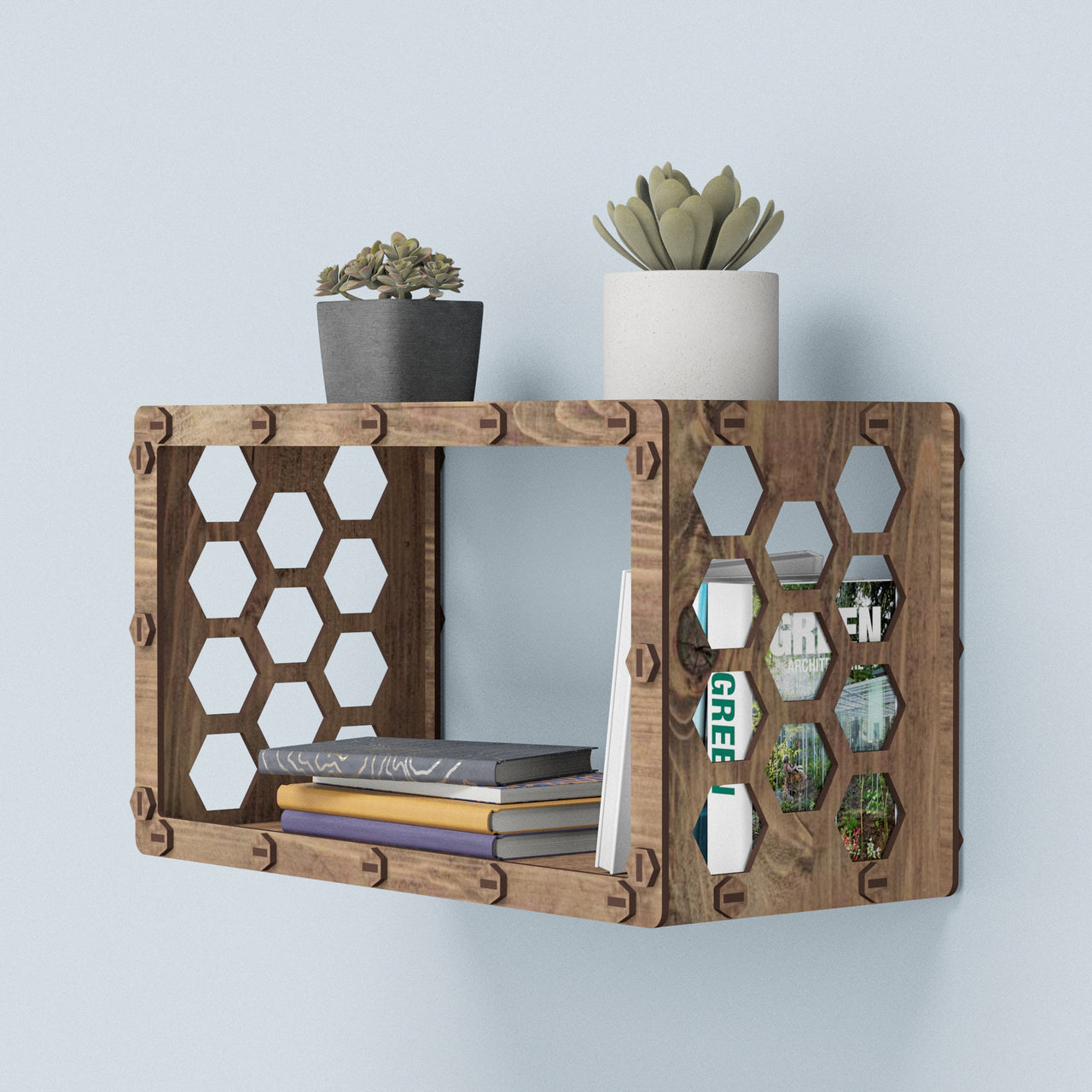 Honeycomb Wall Shelf