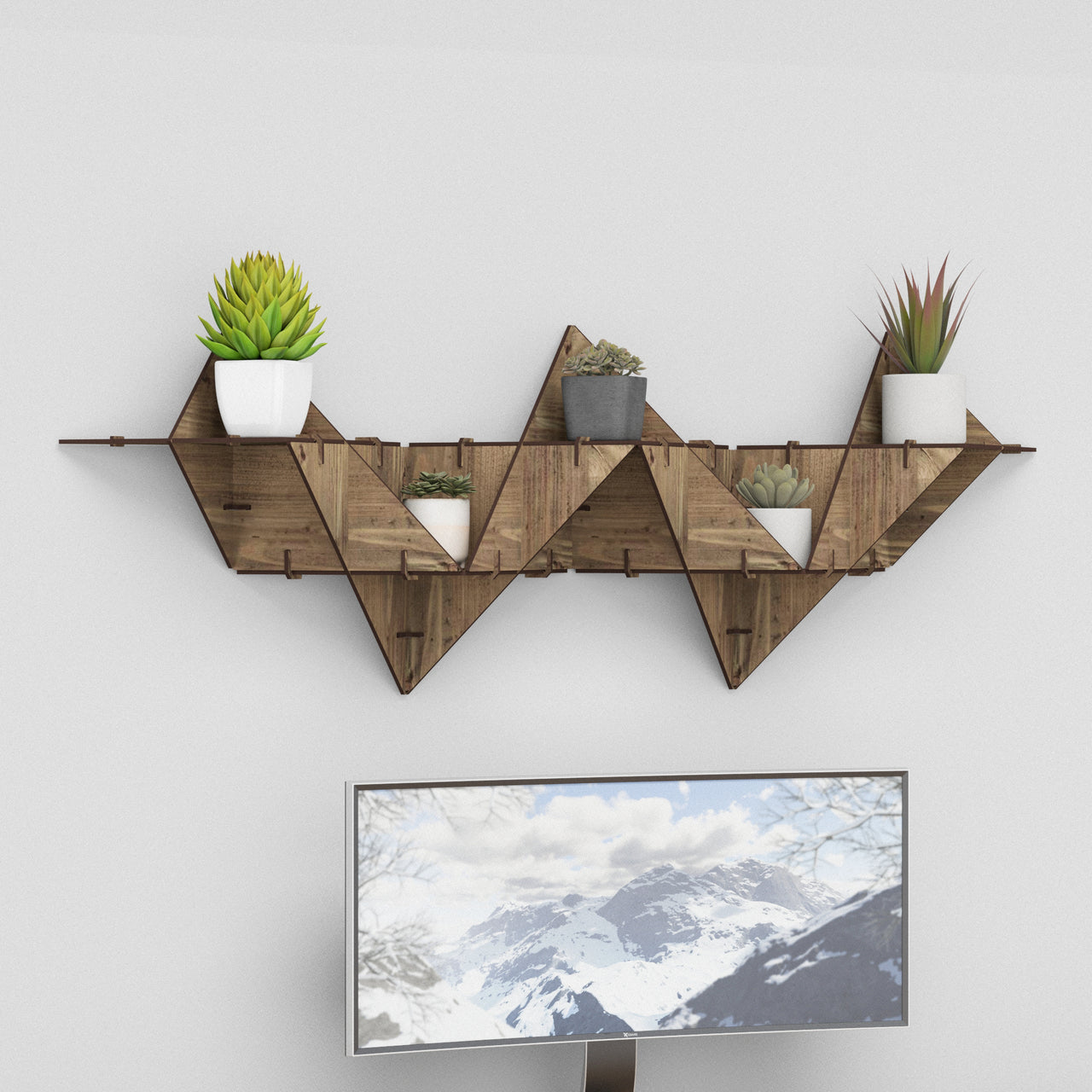 Large Triangle Wall Shelf