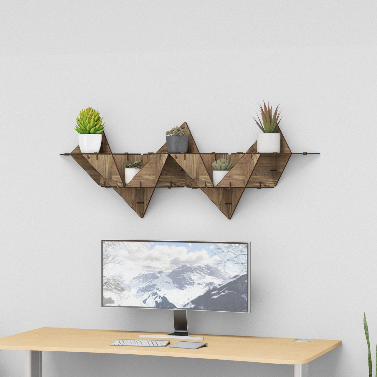 Large Triangle Wall Shelf