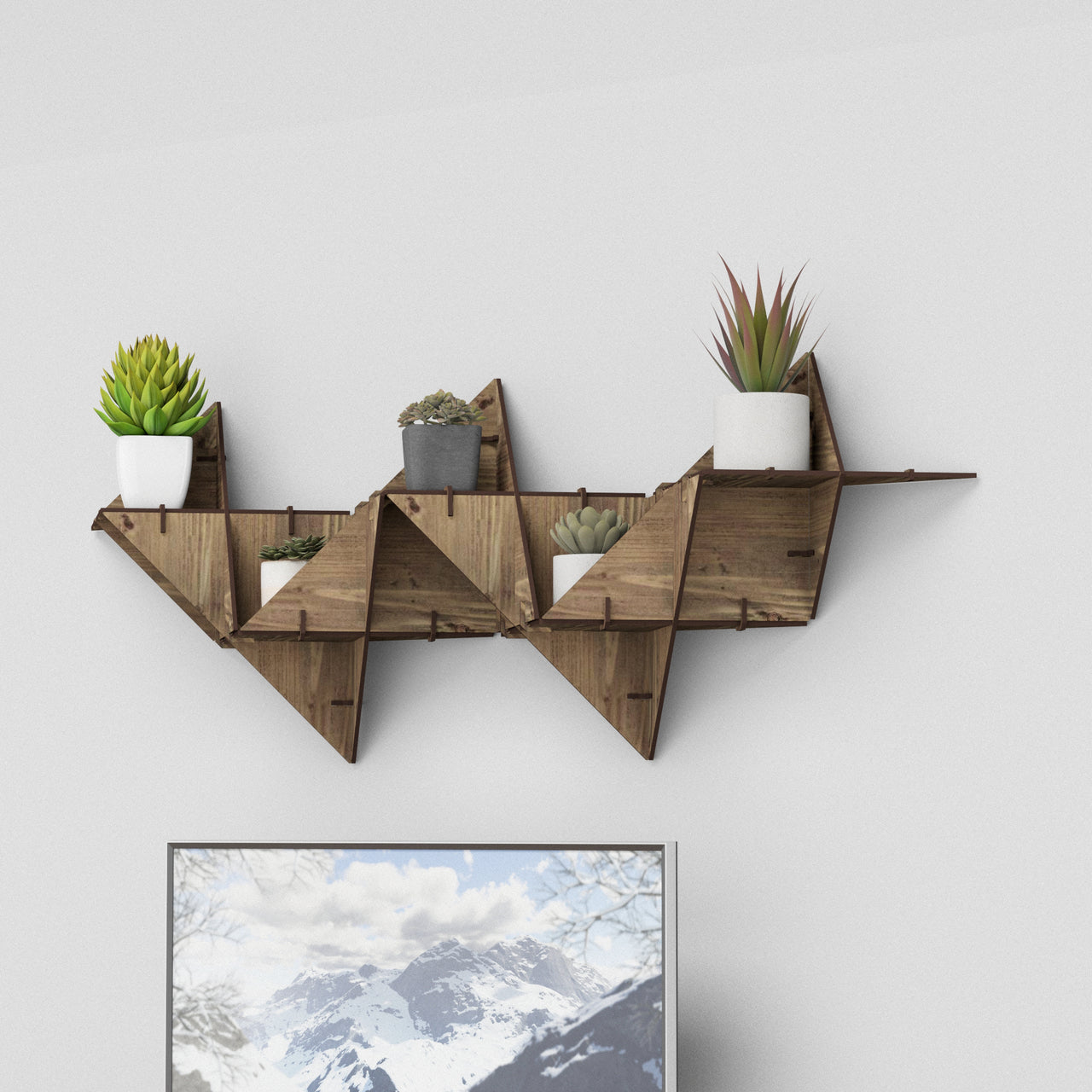 Large Triangle Wall Shelf