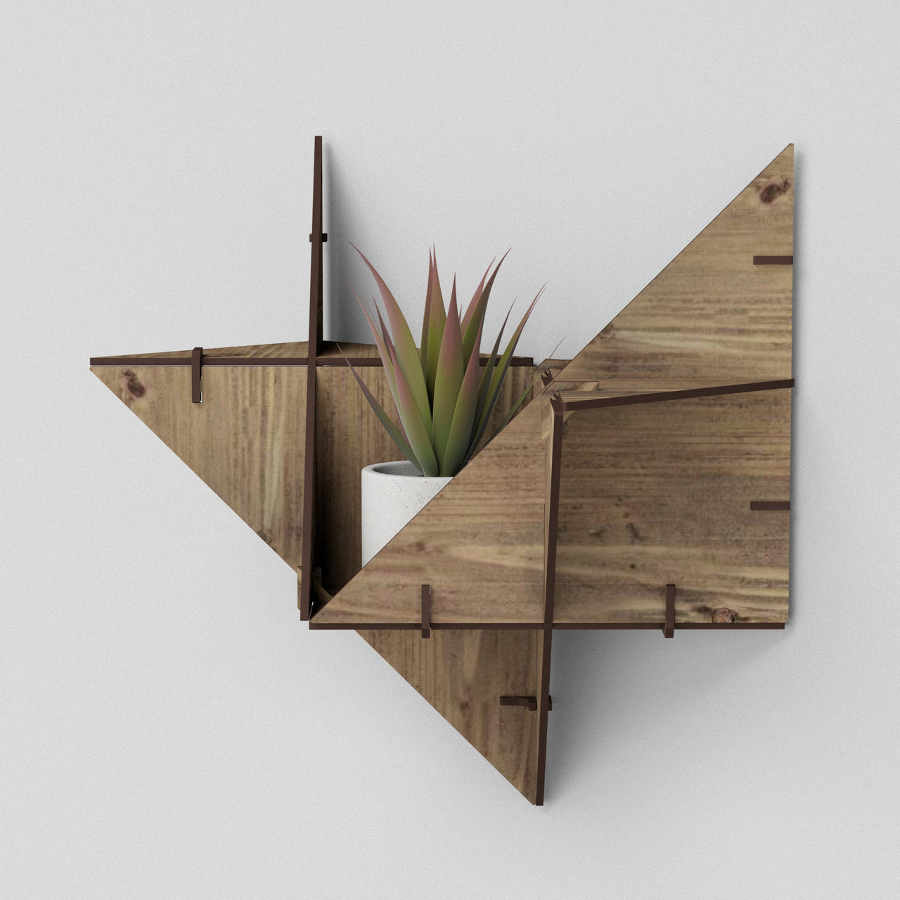 Small Triangle Wall Shelf