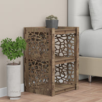 Thumbnail for Stones Nightstand 1 Drawer [1 BLACK BIN]