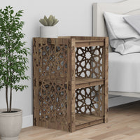 Thumbnail for Arabic Nightstand 1 Drawers [1 BLACK BIN]