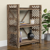 Thumbnail for Honeycomb-S X 3-tier Bookshelf Bookcase Shelving Unit