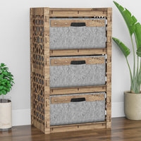 Thumbnail for Arabic Chest Of 3 Drawers Storage Cabinet [3 LARGE GRAY BINS]