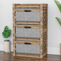 Thumbnail for Arabic Chest Of 3 Drawers Storage Cabinet [3 LARGE GRAY BINS]