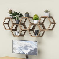 Thumbnail for Hexagon Wall Shelves [5pcs set]