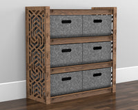 Thumbnail for Solar Dresser with 6 Drawers [6 LARGE GRAY BINS]