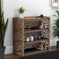 Thumbnail for Entryway Small 4-tier Shoe Rack Arabic