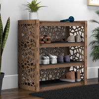 Thumbnail for Entryway Small 4-tier Shoe Rack Stones