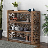 Thumbnail for Entryway Small 4-tier Shoe Rack Stones