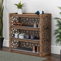 Thumbnail for Entryway Small 4-tier Shoe Rack Arabic