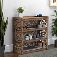 Thumbnail for Entryway Small 4-tier Shoe Rack Stones