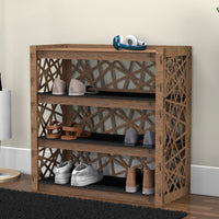 Thumbnail for Entryway Small 4-tier Shoe Rack Crystals