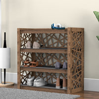 Thumbnail for Entryway Small 4-tier Shoe Rack Crystals