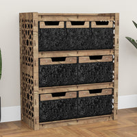 Thumbnail for Arabic Dresser 7 Drawers Storage Unit [4L 3S BLACK BINS]