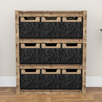 Thumbnail for Solar Dresser 9 Drawers Storage Unit [9 SMALL BLACK BINS]