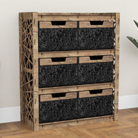 Thumbnail for Crystals Dresser 6 Drawers Storage Unit [6 LARGE BLACK BINS]