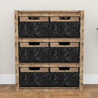 Thumbnail for Brickwall Dresser 6 Drawers Storage Unit [6 LARGE BLACK BINS]