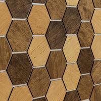 Thumbnail for RANDOM MIX Hexagonal Wooden Wall Panels