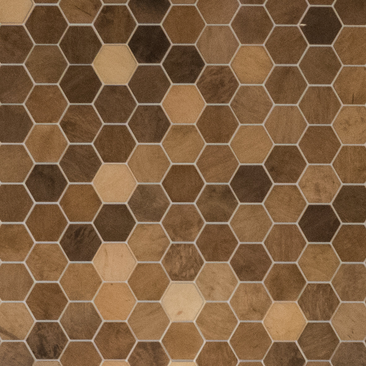 RANDOM MIX Hexagonal Wooden Wall Panels