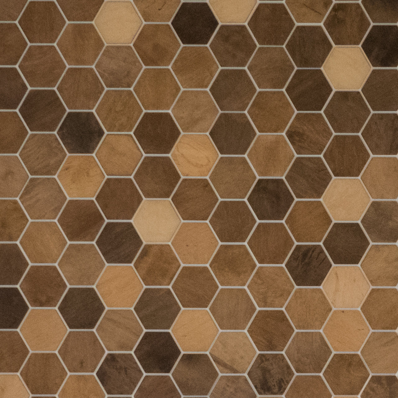 RANDOM MIX Hexagonal Wooden Wall Panels