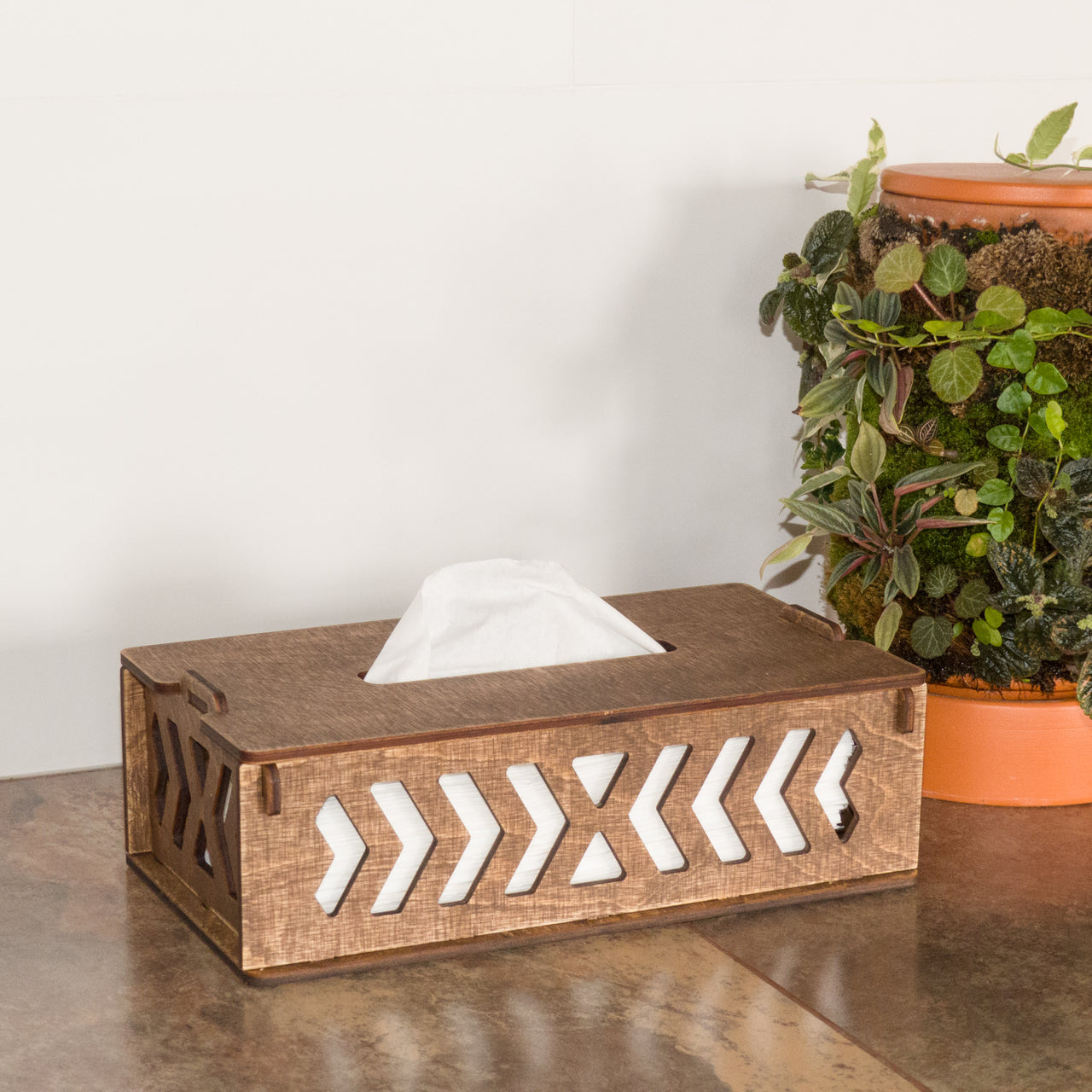 Low Rectangular Tissue Box Cover