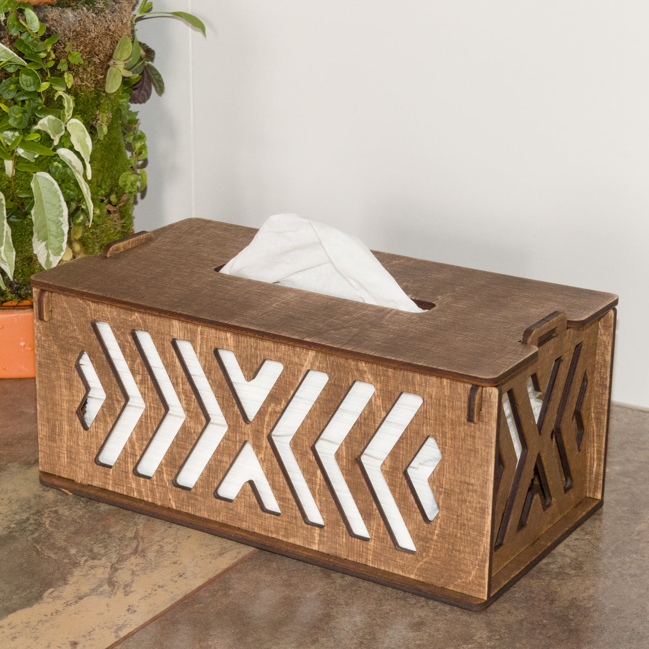 High Rectangular Tissue Box Cover