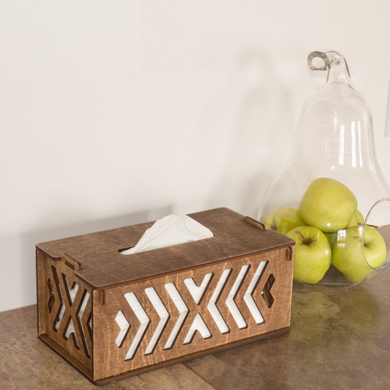 High Rectangular Tissue Box Cover