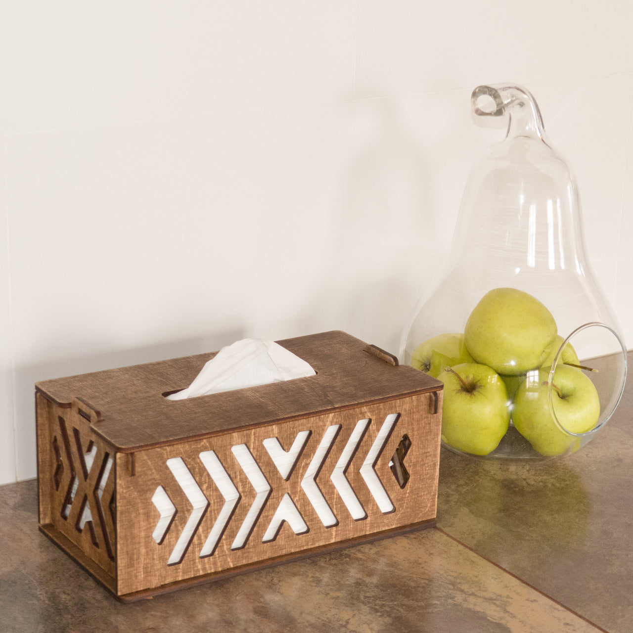 High Rectangular Tissue Box Cover