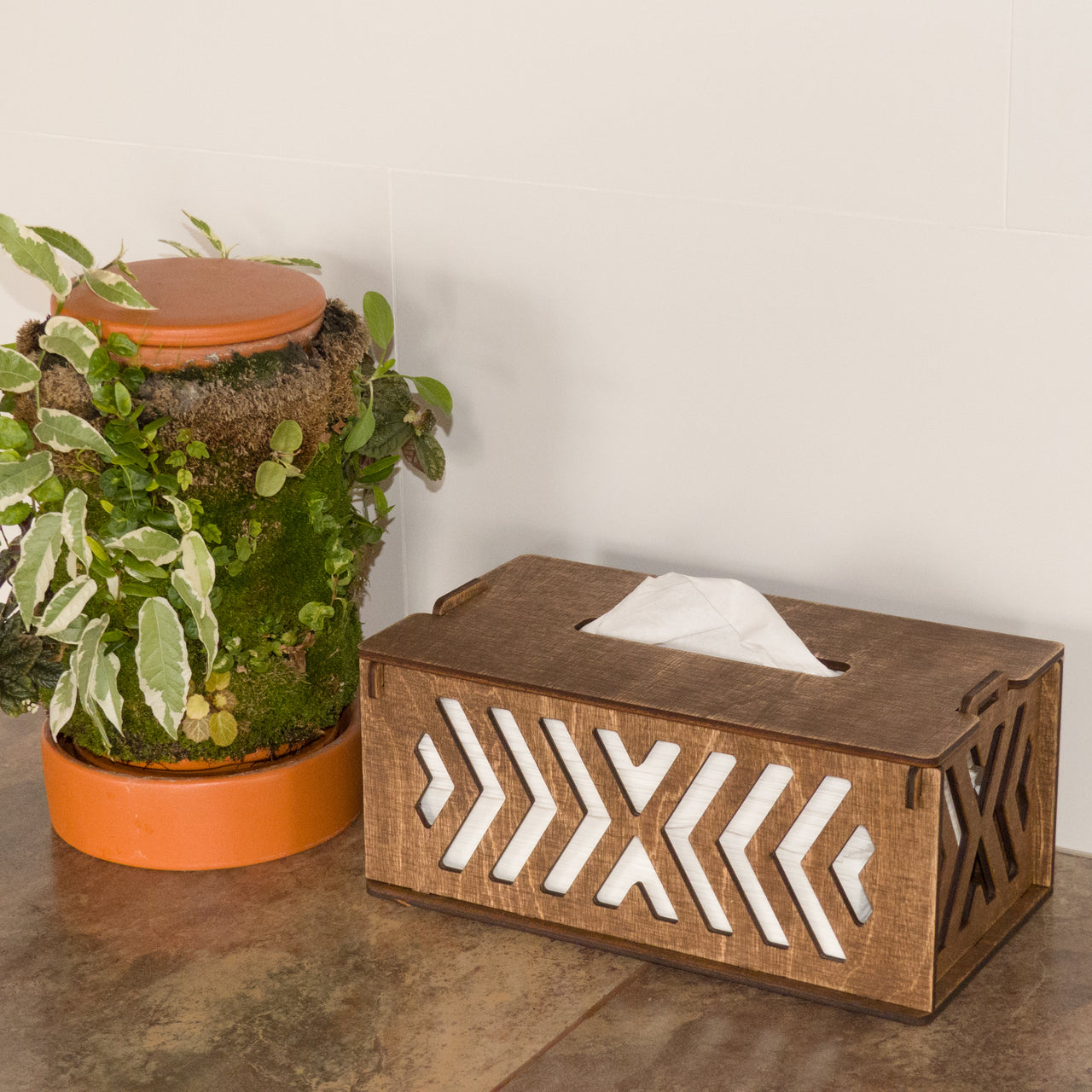 High Rectangular Tissue Box Cover