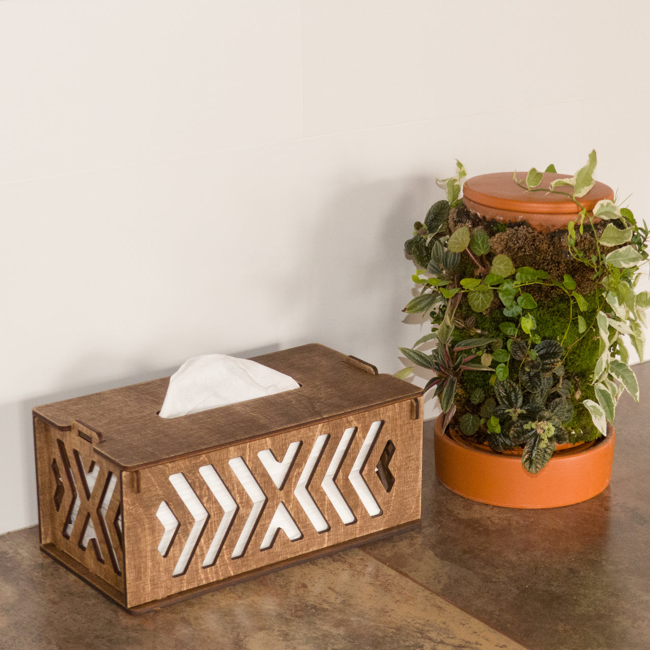 High Rectangular Tissue Box Cover